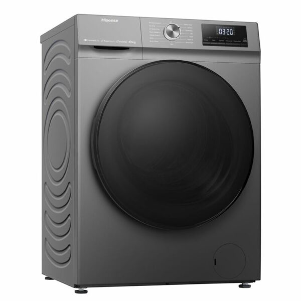 Hisense Washing Machine 8Kg &Amp; Dryer 5Kg Smart Wi-Fi Connectlife App Inverter Jet Titanium Grey Wd3Q8043Bt