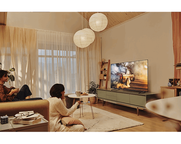 Samsung 55" LED 4K Crystal UHD Smart TV, Air Slim Design, Smart Hub, HDR, Motion Xcelerator, OTS Sound, Solarcell Remote 55BU8000
