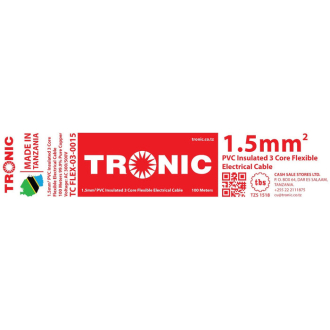Tronic 1.5mm 3 Core Flexible Cable