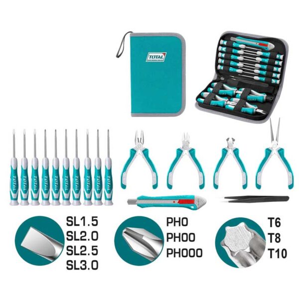 Total Tool Box Precision Tools 16Pcs Set Tkttsk0162