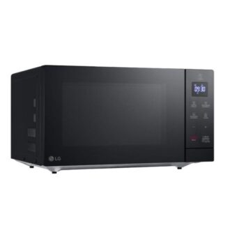 LG NeoChef Microwave Oven - 30L, Solo, Ideal for Reheating, Defrosting, Keeping Food Warm, and Sanitizing, Black, MS3032JAS.