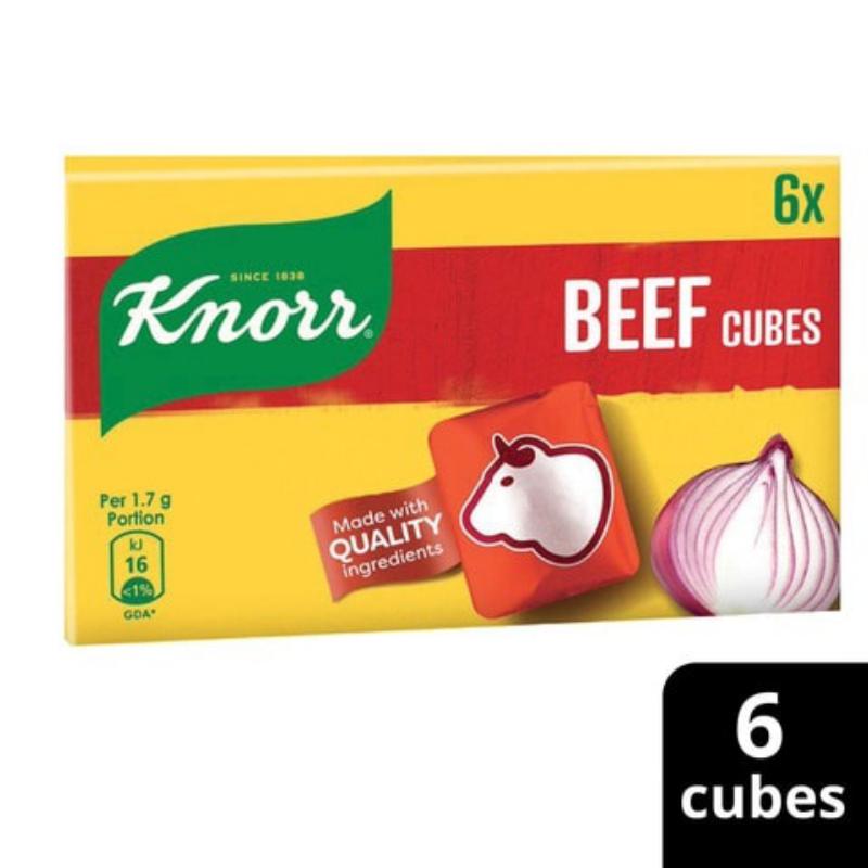 Knorr Beef Cubes 8g For Delicious Meals Full of Flavour 69748850 (Pack of 3Pcs)