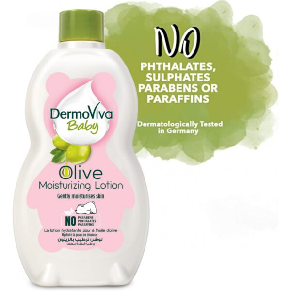 Dabur Dermoviva Baby Moisturizing Lotion With Virgin Olive Oil, No Harmful Ingredients 500Ml (Pack Of 6)