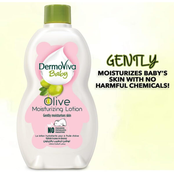Dabur Dermoviva Baby Moisturizing Lotion With Virgin Olive Oil, No Harmful Ingredients 500Ml (Pack Of 6)