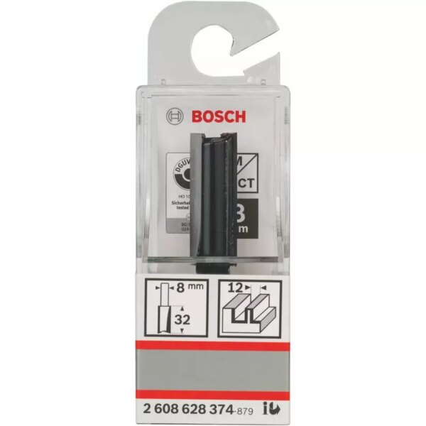 Bosch Straight Bit 8Mm, 12 X 32 X 62Mm 2608628374