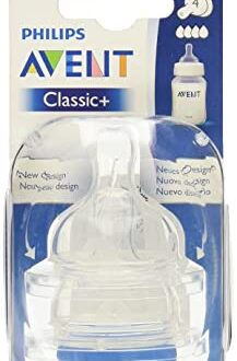 Philips Avent Nipple Fast Flow 4 Holes 6m+ 2's 634/27
