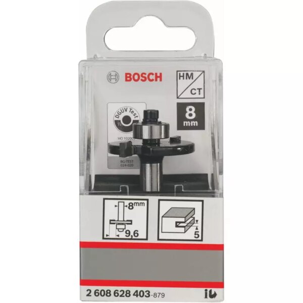 Bosch Slotting Cutters Bit 8Mm, 32 X 5 X 51Mm 2608628403