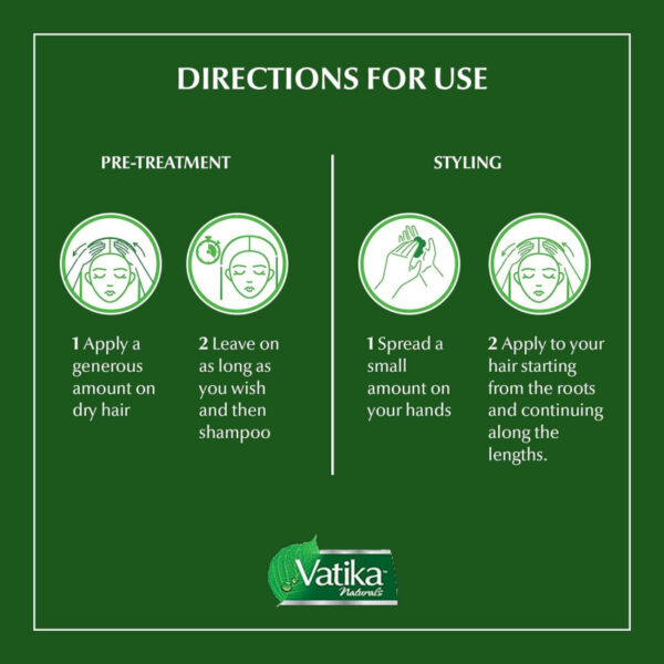 Vatika Hair Cream Nourshing &Amp; Protect, Natural Moisturizing Hair Cream For Men And Women With All Hair Types, Scalp Hydrating Moisturizer 210Ml (Pack Of 6)