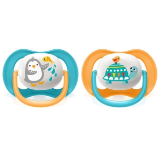 Philips Avent Soother Ultra Air Animals for Boy 6-18m 2's 080/07