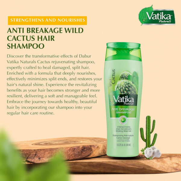 Vatika Shampoo Nourish And Rejuvenate Hair, Strengthening &Amp; Moisturizing Hair Cleanser For Curly Hair, Damaged Hair, All Hair Types 200Ml