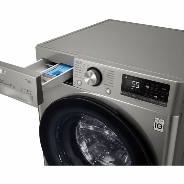 Lg Washing Machine 11Kg Front Load Washer With Ai Dd™, Thinq™, Steam™ F4Y5Eygypv