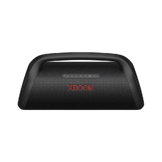 LG XBOOM Go Portable Bluetooth Speaker 80W with Stage Lighting, IP67 Waterproof, 4.5" Woofer & Horn Tweeter, Sound Boost, 24Hrs Battery Backup XG9QBK