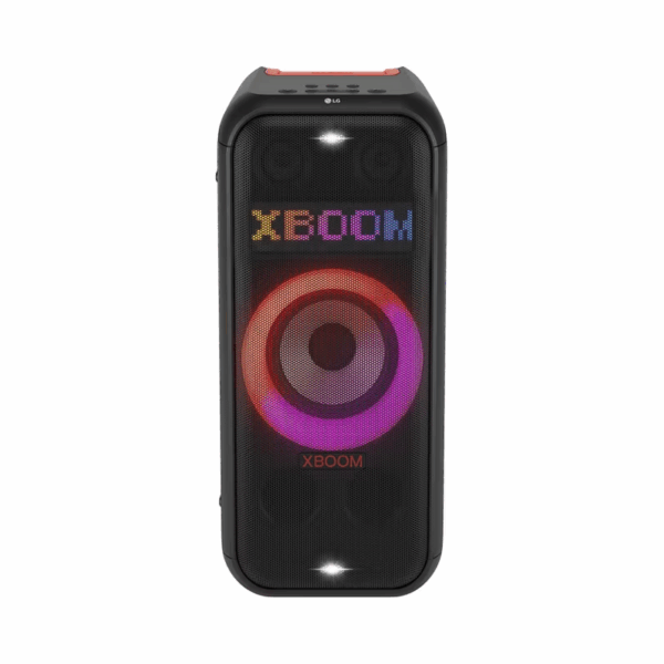 Lg Xboom Party Bluetooth Speaker 250W With Lighting, Telescopic Handle &Amp; Wheels, 20Hrs Battery, Ipx4, Sound Boost Xl7S