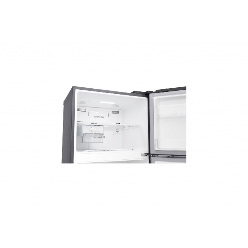 Lg Refrigerator 438L Double Door Top Freezer Linear Cooling, Door Cooling, Fresh 0 Zone, Smart Inverter Linear Compressor, Hygiene Fresh, Smart Thinq, Platinum Silver Gl-T652Hlcm