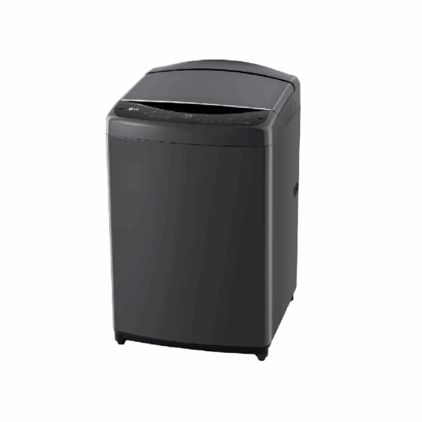 Lg Washing Machine 19Kg Top Load, 6 Motion Dd, Inverter Direct Drive, Lint Filter, Steam Functionality, Smart Diagnosis, Middle Black Lcd Display T19H3Sdht2