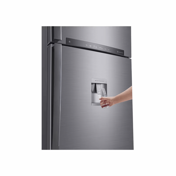Lg Refrigerator 509L Double Door, Top Freezer With Inverter Linear Compressor, Door Cooling+™, Linear Cooling, Wifi, Thinq Gn-F702Hlhu