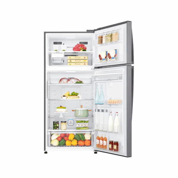 Lg Refrigerator 509L Double Door, Top Freezer With Inverter Linear Compressor, Door Cooling+™, Linear Cooling, Wifi, Thinq Gn-F702Hlhu