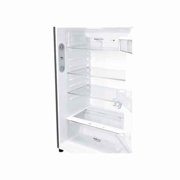 Lg Refrigerator 509L Double Door, Top Freezer With Inverter Linear Compressor, Door Cooling+™, Linear Cooling, Wifi, Thinq Gn-F702Hlhu