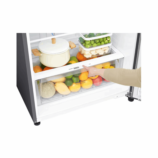 Lg Refrigerator 509L Double Door, Top Freezer With Inverter Linear Compressor, Door Cooling+™, Linear Cooling, Wifi, Thinq Gn-F702Hlhu