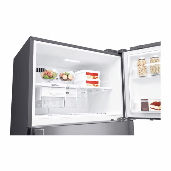 Lg Refrigerator 509L Double Door, Top Freezer With Inverter Linear Compressor, Door Cooling+™, Linear Cooling, Wifi, Thinq Gn-F702Hlhu