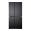 LG Refrigerator 674L Side by Side Door, with Multi Air Flow, Multi Digital Sensors, Smart Diagnosis™, Graphite GC-B257KQJW