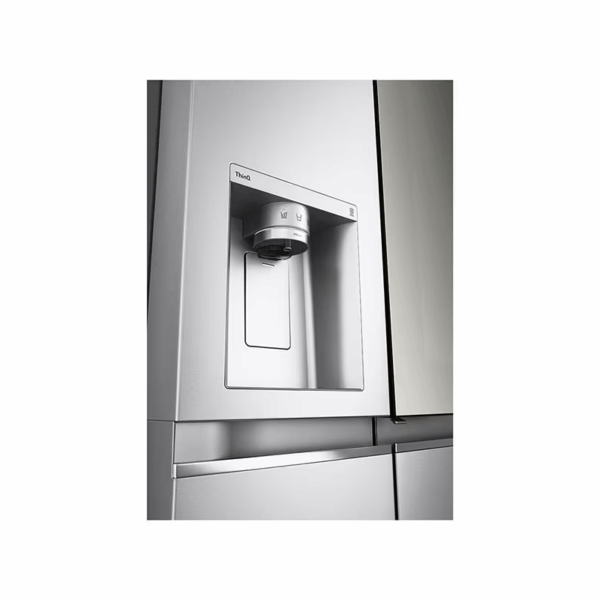 Lg Refrigerator 635L Mirror Instaview Door In Door, Side By Side Door With Smart Inverter Compressor, Uvnano™, Steel Gc-X267Msew