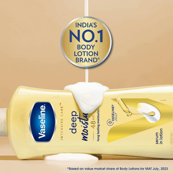 Vaseline Intensive Care Body Lotion Deep Moisture 400Ml (Pack Of 3Pcs)