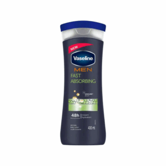 Vaseline Men Body Lotion Fast Absorbing 400ml Enjoy the Sensation of Clean and Fresh Skin After Each Application 69729778 (Pack of 3)