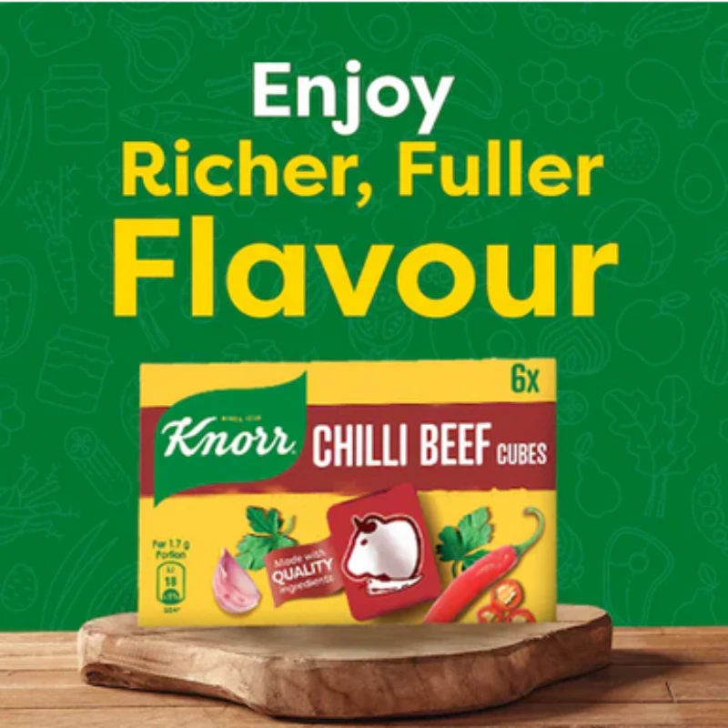 Knorr Chilli Beef Cubes 8G For Delicious Meals Full Of Flavour 69748849 (Pack Of 3Pcs) 3 Knorr Chilli Beef Cubes 8G For Delicious Meals Full Of Flavour 69748849 (Pack Of 3Pcs)