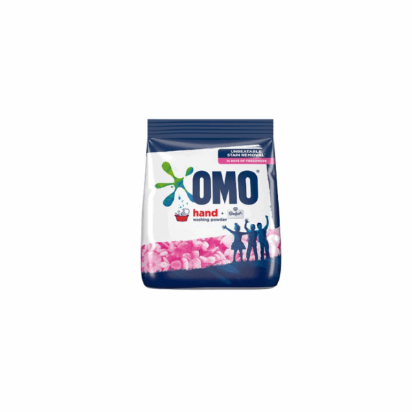 Omo Hand Washing Detergent Powder Extra Fresh 500G Advanced Stain Removal, Outstanding Whiteness, Long-Lasting Freshness 68670367 (Pack Of 3)