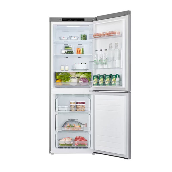 Lg Bottom Freezer Refrigerator - 306L Capacity, Smart Inverter Compressor, Gc-B369Nljm.