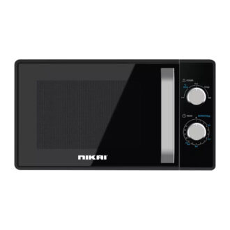 Nikai Microwave 23L Manual 5 Power Levels 800W NMO2309MWZ 35 Mins Timer Defrost Settings Cooking end Signal Pull Handle Door