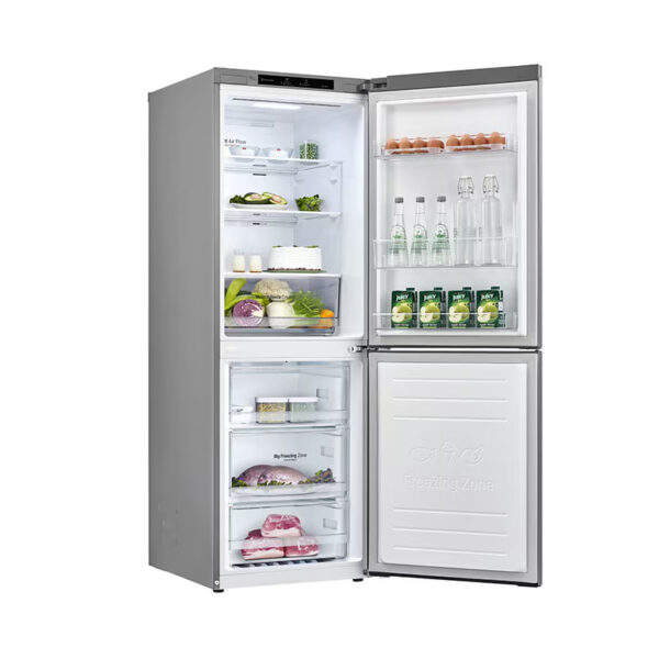 Lg Bottom Freezer Refrigerator - 306L Capacity, Smart Inverter Compressor, Gc-B369Nljm.