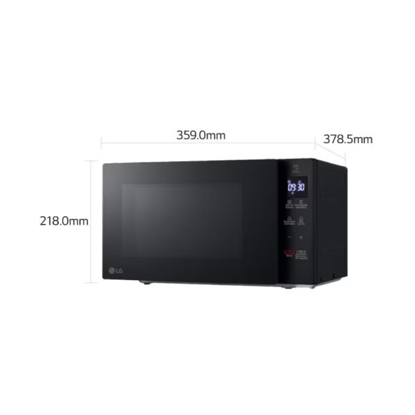 Lg Neochef Microwave Oven - 30L, Solo, Ideal For Reheating, Defrosting, Keeping Food Warm, And Sanitizing, Black, Ms3032Jas.