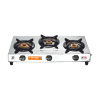 Orange Gas Stove Spectra 301 Steelo with 3 Burner, Stainless Steel Body OLPG578