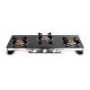 Orange Gas Stove Sleeko 301 Jumbo with 3 Burner, Toughened Glass Top OR0247