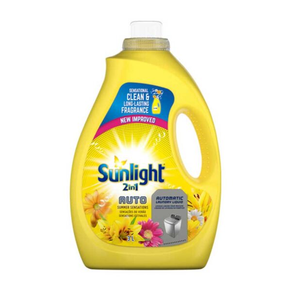 Sunlight Machine Wash 2In1 Auto Liquid 3L Summer Sensations