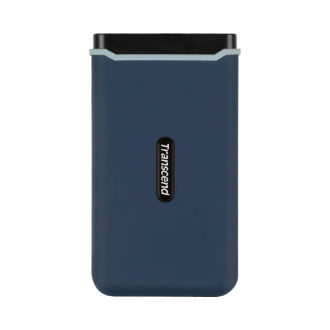 Transcend External SSD 1TB, PCIe to USB 3.1 Gen 2 Type-C, Transfer speeds up to 1,050 MB/s, Portable SSD, Rugged Solid State Drive, Type-A and Type-C cables, 3D NAND Flash Memory TS1TESD370C