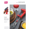 Supermom Power Blender Manual with Stainless Steel Whisk and Plastic Handle 572181