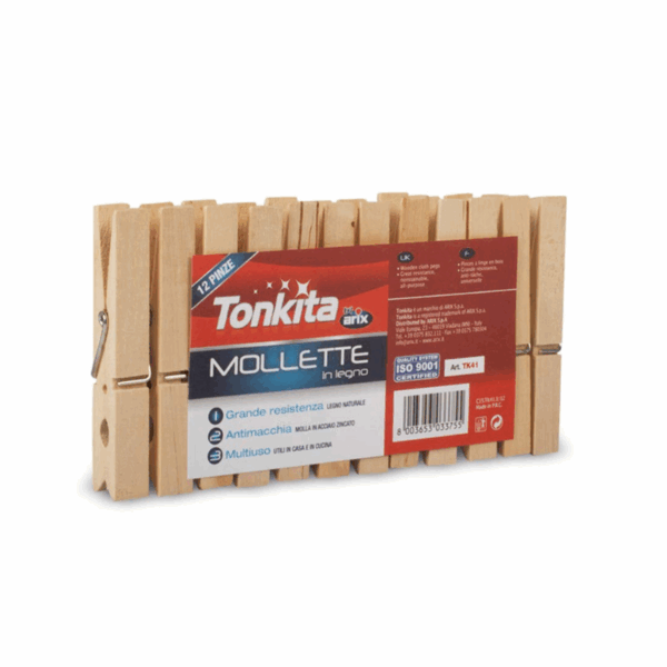 Tonkita Wooden Cloth Pegs Tk41 (Set Of 20Pcs)