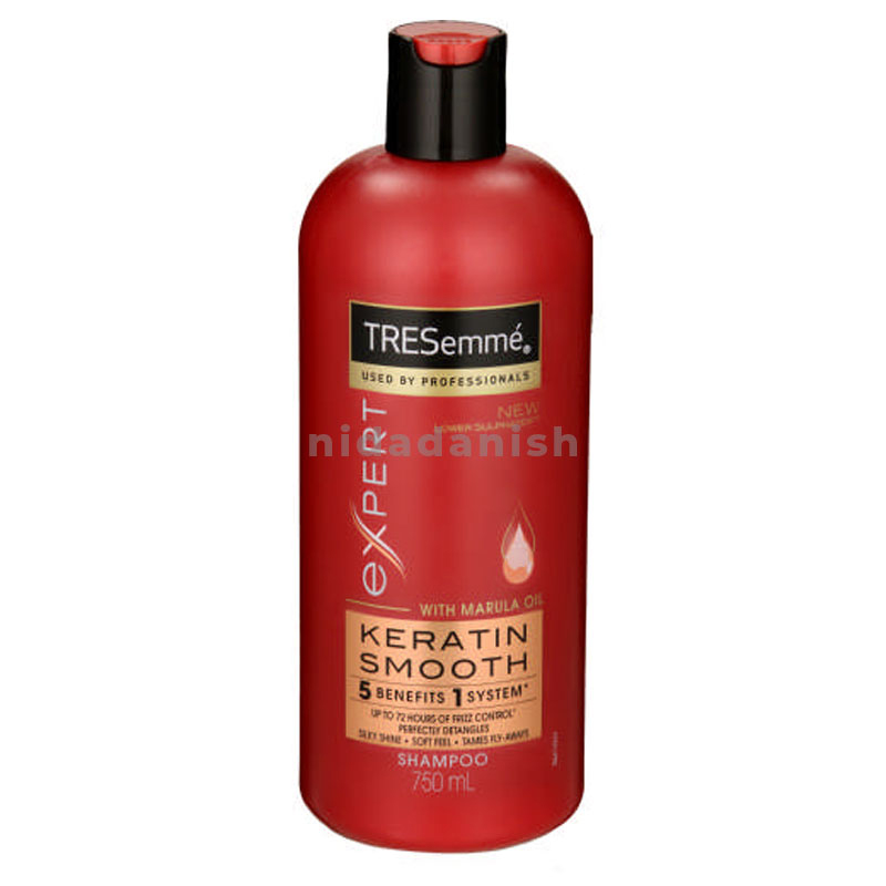 TRESemmé Shampoo 750ml Expert Selection Keratin Smooth Pack of 4
