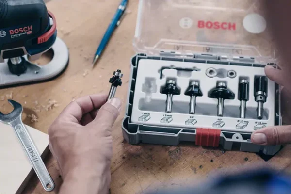 Bosch Router Bits Edging Set 8Mm 6 Pcs 2607017468