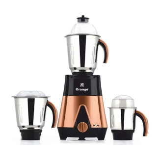 Orange Mixer Grinder 750W with 3pcs Stainless Steel Jars DEZIRE 3