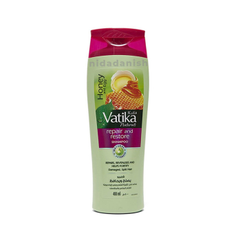 Vatika Shampoo Repair & Restore, Enriched with Egg and Honey 400ml with FREE CONDITIONER 200ml