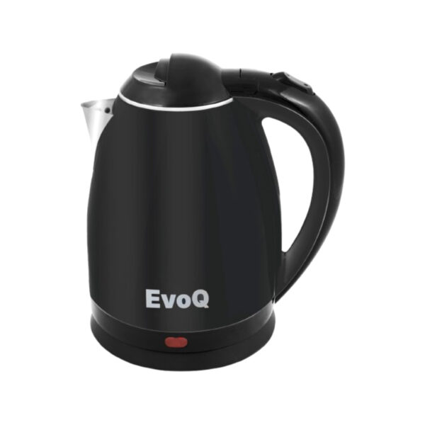 Evoq Kettle 1.8L - Power 220-240V, 50/60Hz, 1500W, Features Automatic/Manual Switch Off, Black Finish,  Ekt - 18Pk