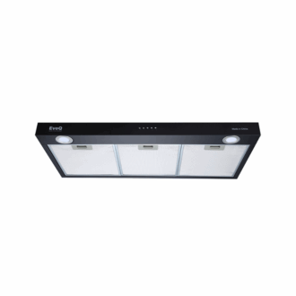 Evoq Built-In Kitchen Hood, Black With 3-Speed Push Switch Ech – 90Cb