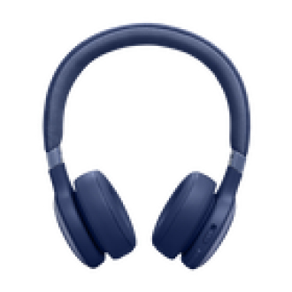 JBL Bluetooth Headphones Rue Adoptive Noise Cancelling Blue Handsfree Call, Multi-Point Connections, 65 hrs Battery Life, Alexa / Hey Google Search, Detachable Audio Cable LIVE 670NC BK