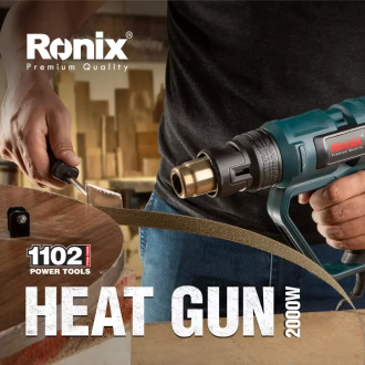 Ronix Electric Heat Gun High-quality Multi Temperature For Woodworking 50-60Hz 2000W 1102