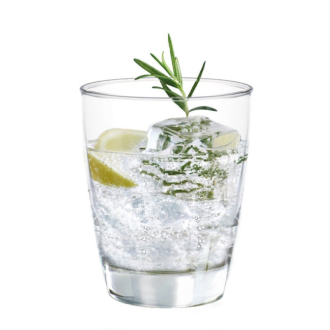 Ocean Glass 6pcs Tiara Double Rock 365ml Drink Tumbler 5B1201306G0000