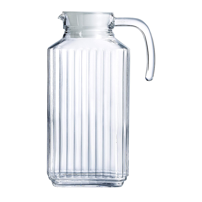 Luminarc Jug Quadro Fridge 1.7L With White Lid V3617/V4069 1 Luminarc Jug Quadro Fridge 1.7L With White Lid V3617/V4069